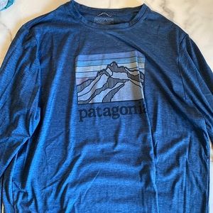 Patagonia Mens Capilene Cool Daily Shirt - Long Sleeve - Graphic.